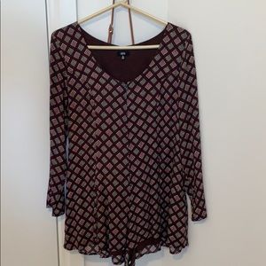 Urban-Outfitters Long-sleeve romper